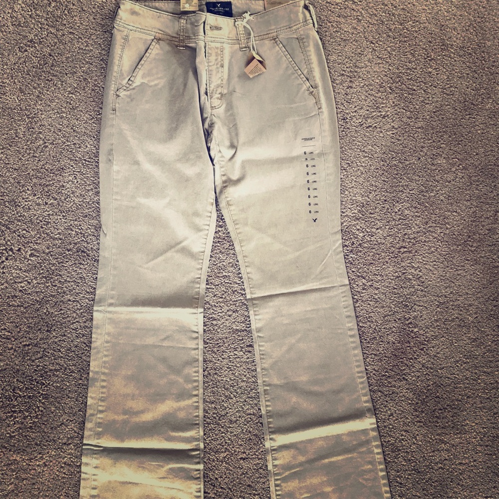 New AEO khakis